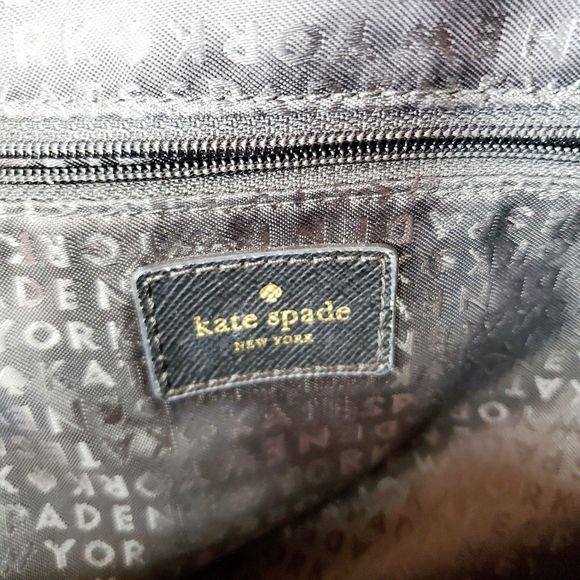 Kate Spade Wilson Road Bow Backpack Small Bradley Travel Bag Black White Print - Picture 8 of 15